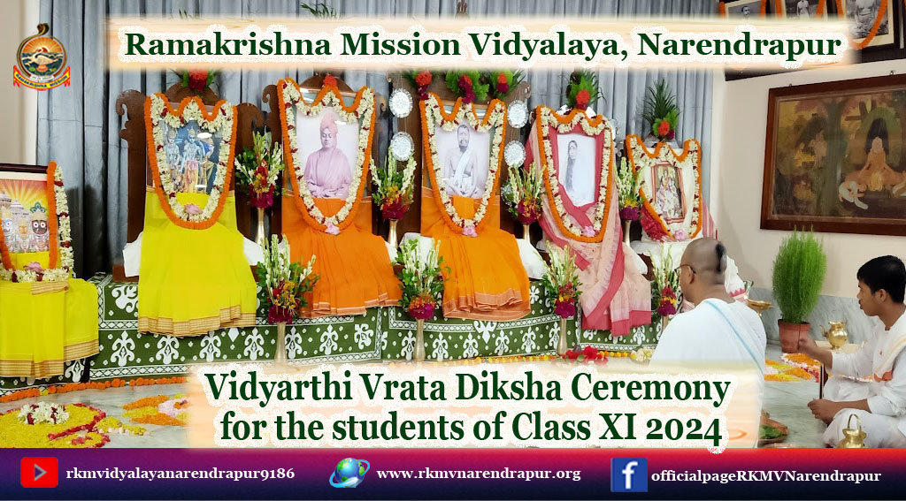 Vidyarthi Vrata Diksha Ceremony for the students of Class XI 2024